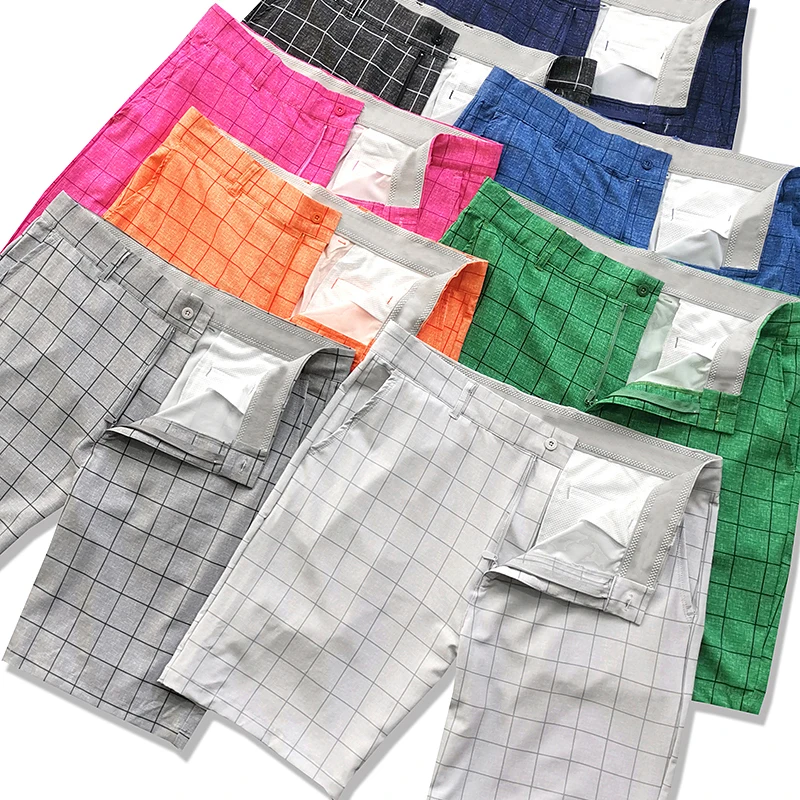 Мужские шорты для гольфа Мужские стрейчевые Спортивные шорты для гольфа Легкие быстросохнущие Дышащие летние шорты для гольфа Мужские Шорты для гольфа сухой посадки Мужские . ' - ' . 0