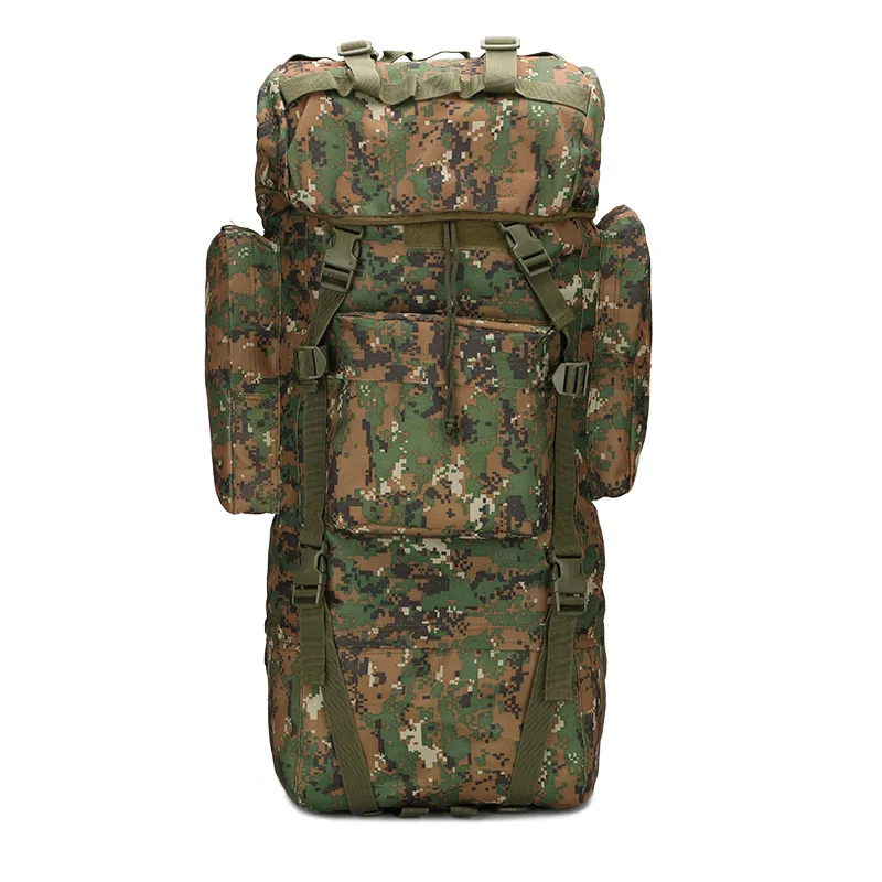 Мужской рюкзак большой емкости объемом 70 л, военный рюкзак, высококачественные водонепроницаемые утолщенные Оксфордские рюкзаки, мужская военная дорожная сумка . ' - ' . 1