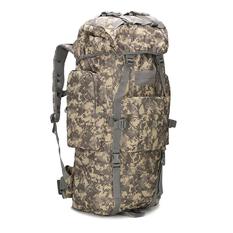 Мужской рюкзак большой емкости объемом 70 л, военный рюкзак, высококачественные водонепроницаемые утолщенные Оксфордские рюкзаки, мужская военная дорожная сумка . ' - ' . 2