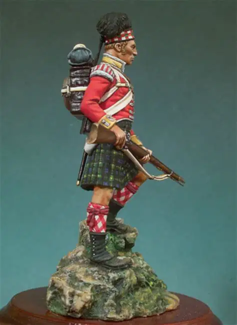 Набор для изготовления фигурки шотландского солдата из смолы 1/32 . ' - ' . 2