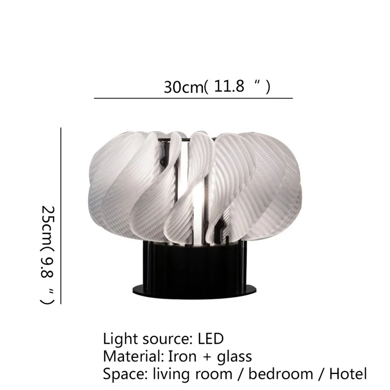 Настольная лампа DEBBY Nordic современного креативного дизайна со светодиодной подсветкой для украшения домашней спальни . ' - ' . 4
