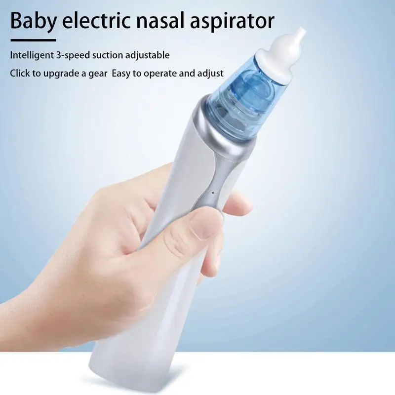 Новейший детский назальный аспиратор, Безопасный электрический Очиститель для носа, Аксессуары для ухода за ребенком, присоска для соплей для новорожденных мальчиков и девочек . ' - ' . 1
