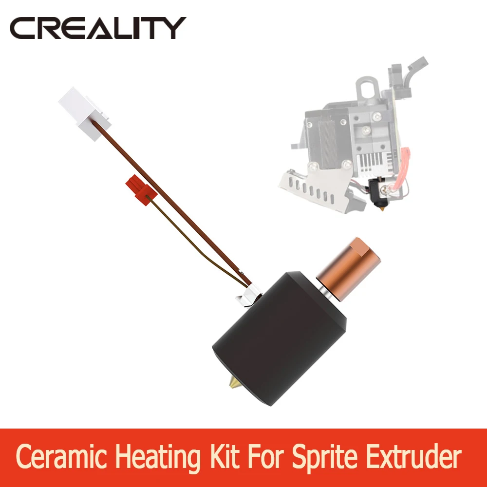 Обновление деталей 3D-принтера Creality Керамический нагревательный комплект для использования экструдера Sprite с нитью накала 1,75 мм, быстрый нагрев, лучшая стабильность . ' - ' . 0