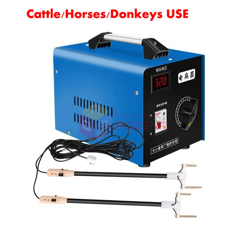 Оборудование для мелкого забоя Свиней, крупного рогатого скота, овец, Лошадей, ослов, устройство для электроанестезии, Электрошоковые дубинки, Электрошоковый стержень . ' - ' . 1