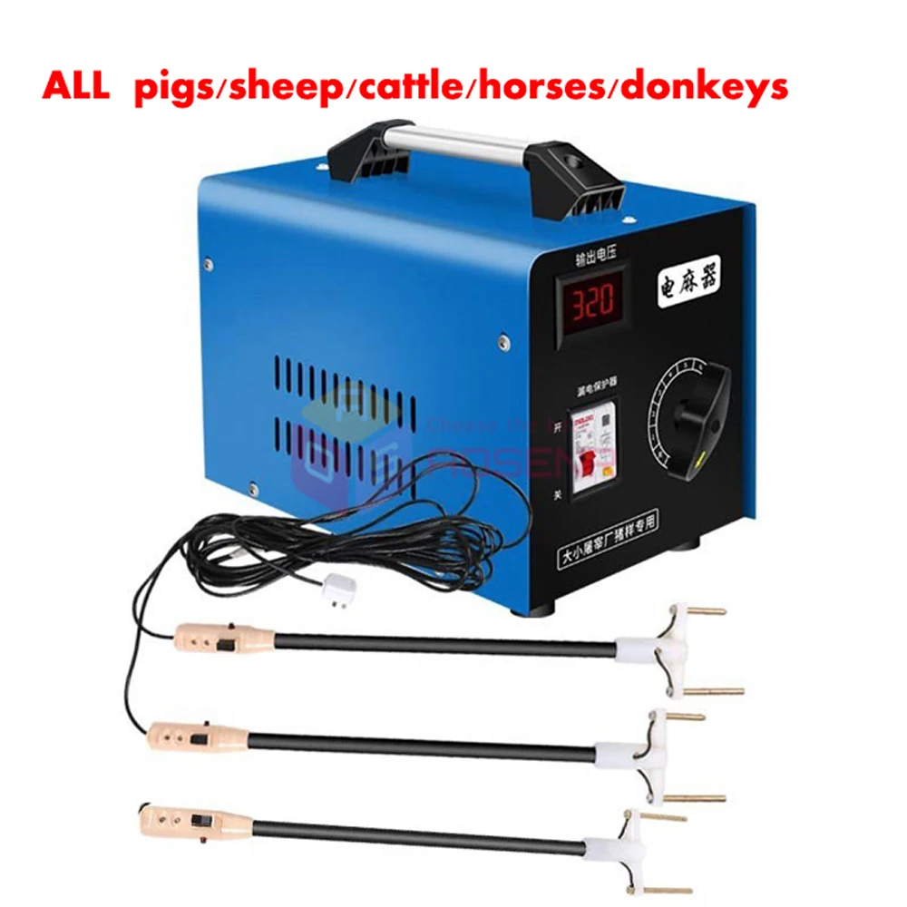 Оборудование для мелкого забоя Свиней, крупного рогатого скота, овец, Лошадей, ослов, устройство для электроанестезии, Электрошоковые дубинки, Электрошоковый стержень . ' - ' . 2