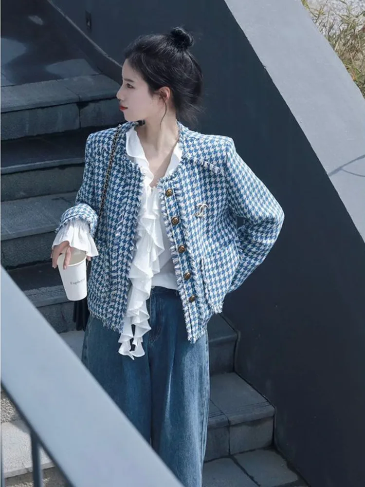 Пальто Xiaoxiangfeng, женский короткий стиль, Весна и осень 2023, Новинка Ранней весны, популярное высококачественное корейское меньшинство . ' - ' . 0