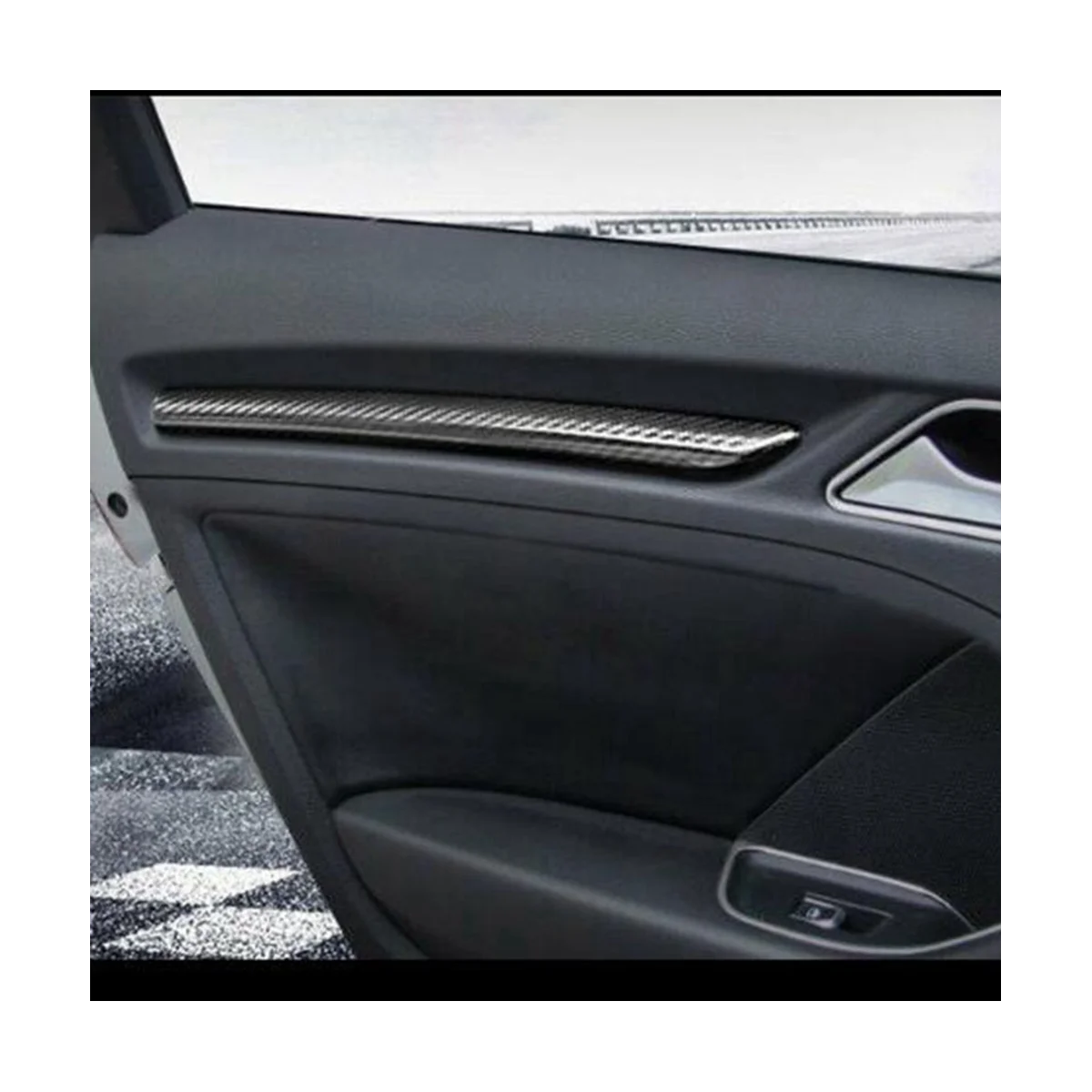 Планки для внутренней отделки дверей автомобиля Audi A3 8V 2014-2018 ABS Модифицированные Аксессуары для интерьера . ' - ' . 3