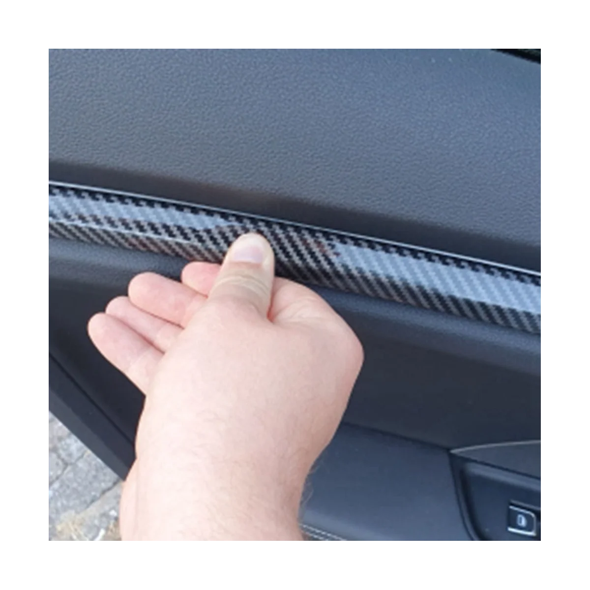 Планки для внутренней отделки дверей автомобиля Audi A3 8V 2014-2018 ABS Модифицированные Аксессуары для интерьера . ' - ' . 5