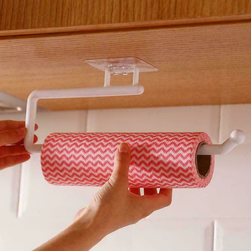 Подвесной держатель туалетной бумаги в рулоне, Вешалка для полотенец, Кухонный шкаф, Рулон бумаги для кухни, Аксессуары для ванной комнаты . ' - ' . 1