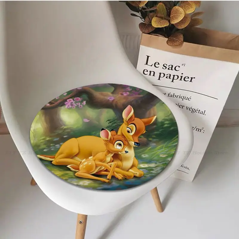Подушка для сиденья Disney Bambi Four Seasons, домашняя подушка, мягкий плюшевый коврик для стула, зимние офисные подушки для барных стульев . ' - ' . 2