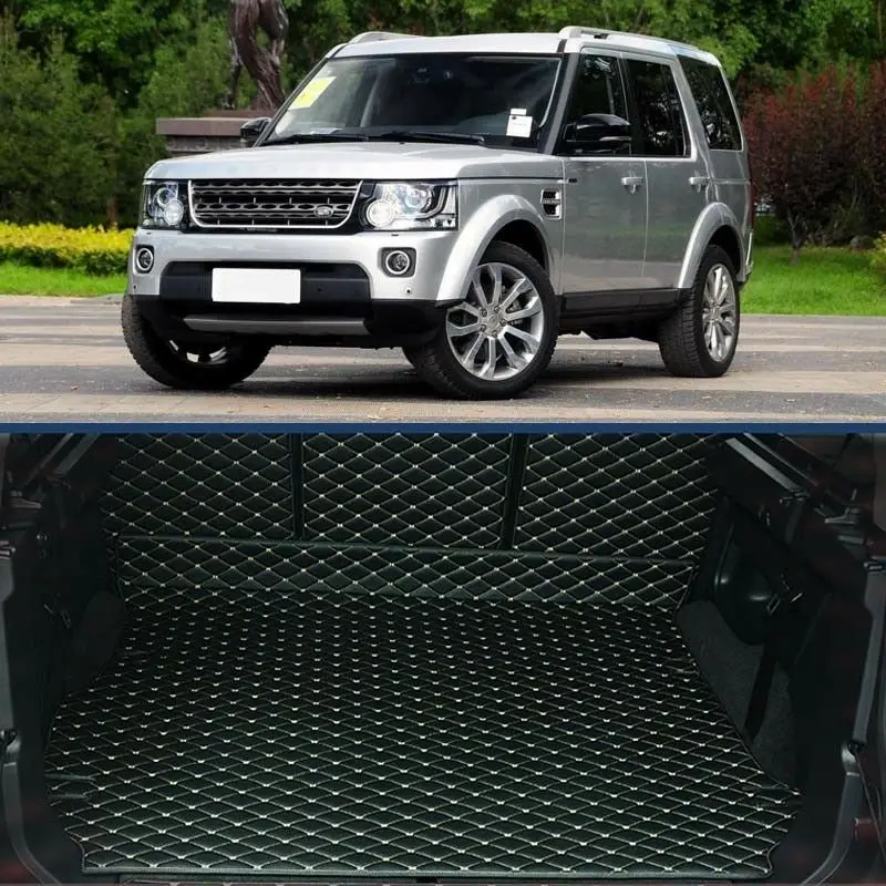 Полностью закрытая подушка сиденья Грузовой ящик Коврик для пола багажника Ковровая подкладка для Land Rover Discovery 4 . ' - ' . 0