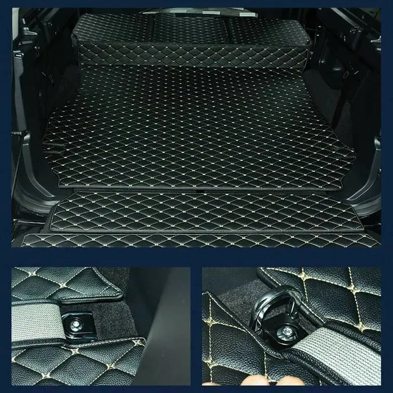 Полностью закрытая подушка сиденья Грузовой ящик Коврик для пола багажника Ковровая подкладка для Land Rover Discovery 4 . ' - ' . 2