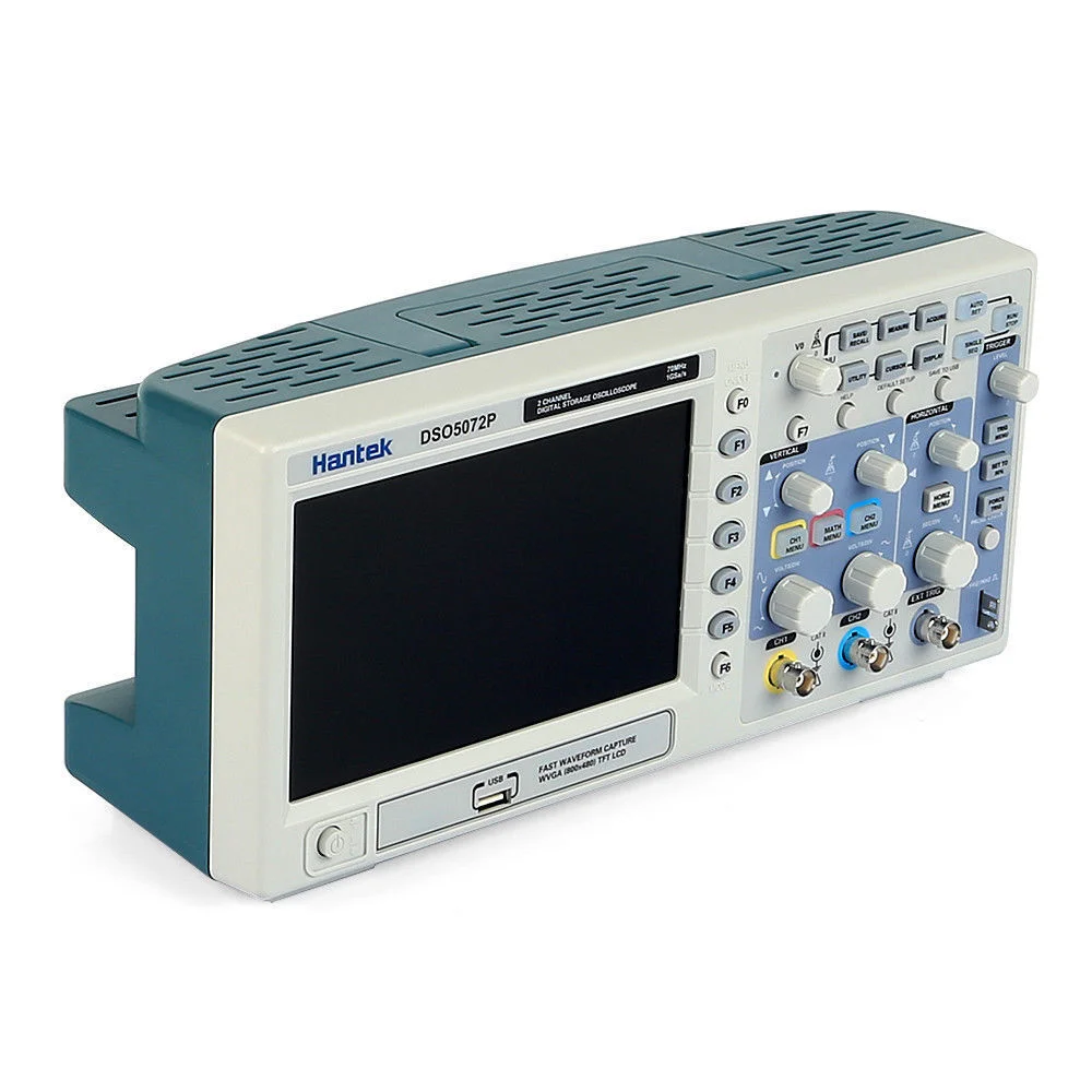 Портативный цифровой осциллограф Hantek DSO5072P 70 МГц 1GSa /s 7,0 дюймов WVGA (800x480) d Длина 24K USB 7 