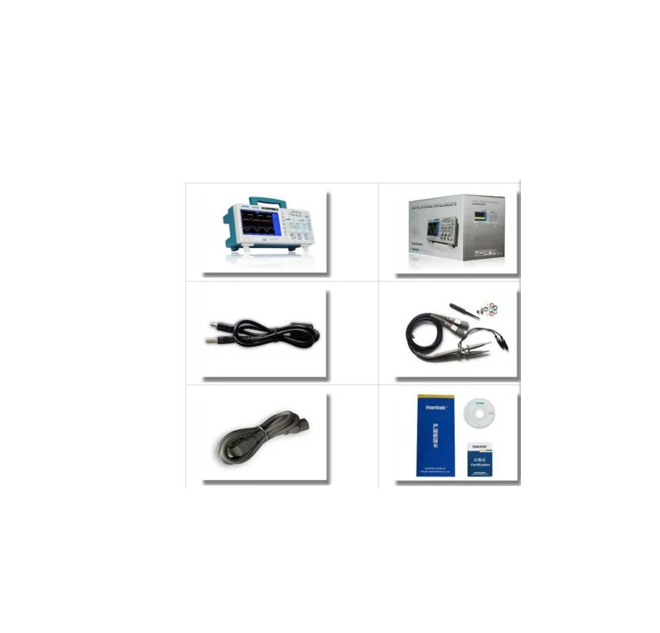 Портативный цифровой осциллограф Hantek DSO5072P 70 МГц 1GSa /s 7,0 дюймов WVGA (800x480) d Длина 24K USB 7 