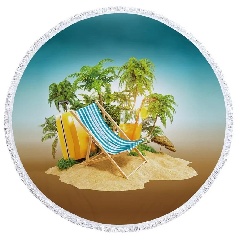 Приморский пейзаж кокосовая пальма роскошное пляжное полотенце Морское пляжное полотенце Полотенце пляжные полотенца Полотенце пляжное полотенце Банные полотенца пляжный коврик полотенце . ' - ' . 1