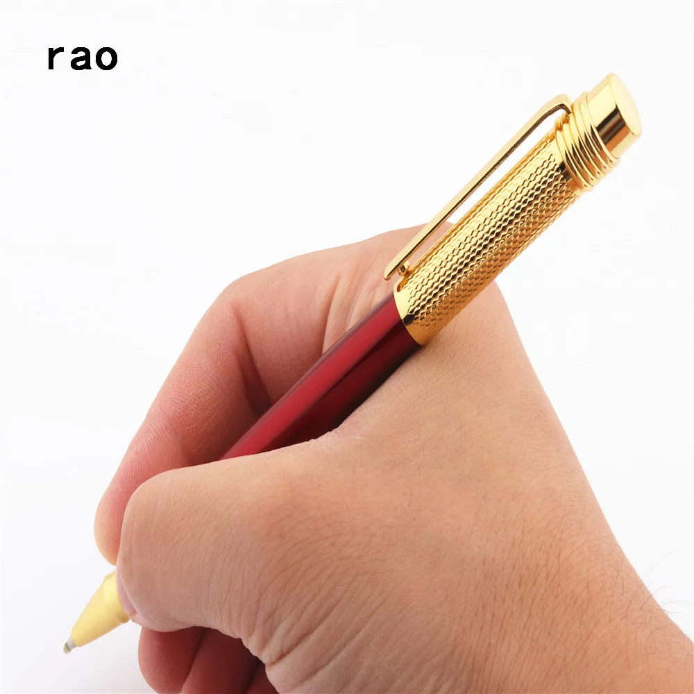 Роскошная высококачественная Ручка-Роллер для студентов Бизнес-Школы 855 Винно-красного Цвета со Средним Кончиком Новая . ' - ' . 1