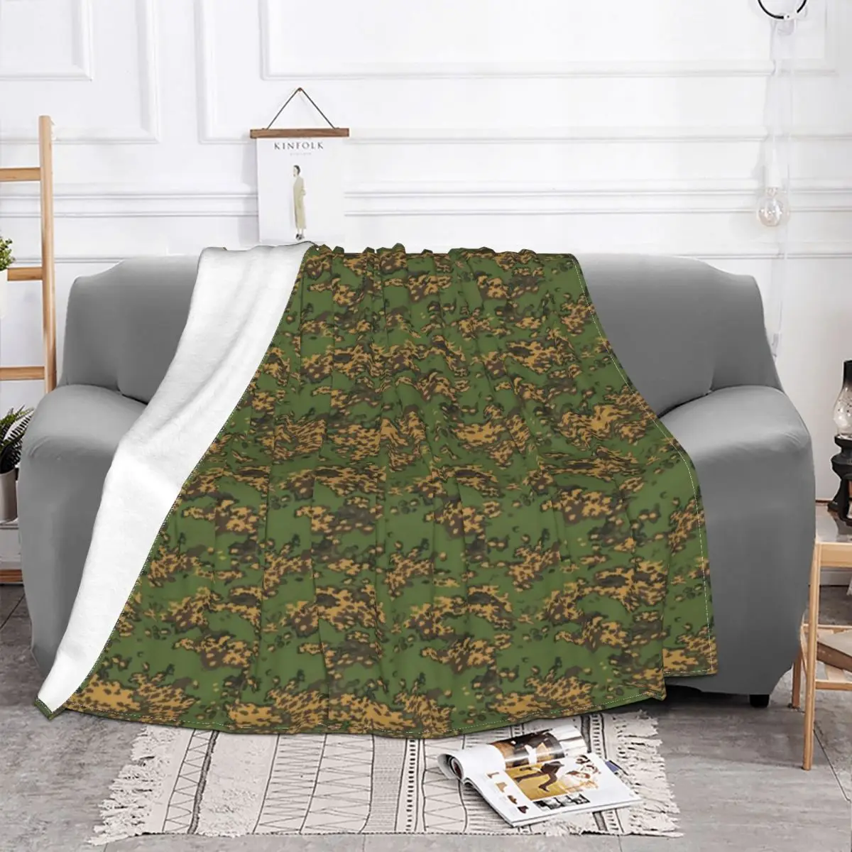 Русский лесной камуфляж, русское одеяло из флиса, популярное осенне-зимнее супер мягкое одеяло для кровати, дорожное одеяло. . ' - ' . 1