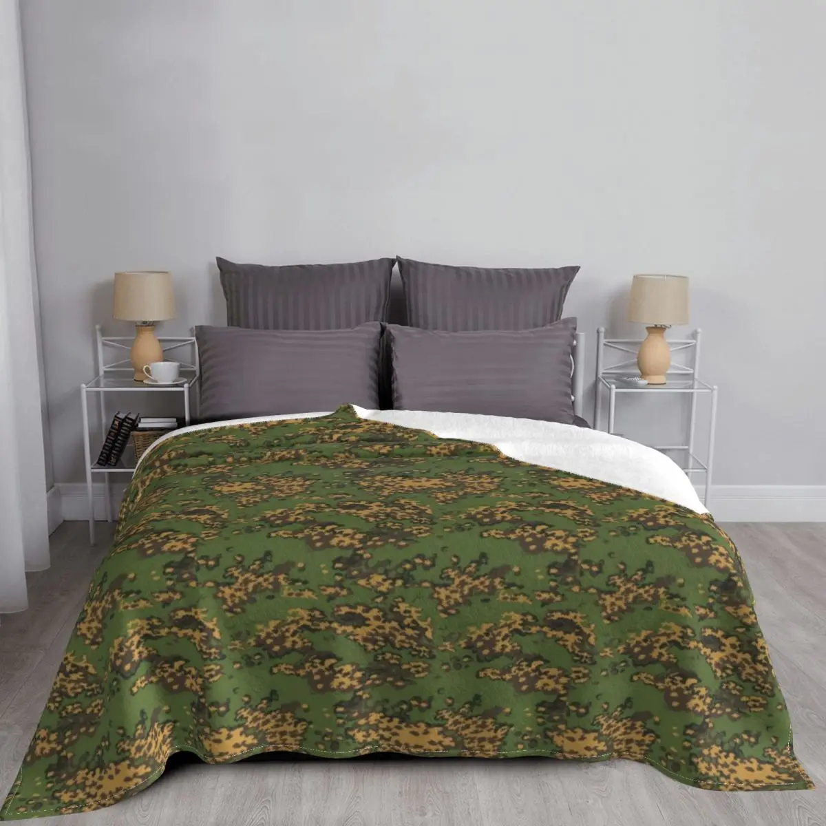 Русский лесной камуфляж, русское одеяло из флиса, популярное осенне-зимнее супер мягкое одеяло для кровати, дорожное одеяло. . ' - ' . 2
