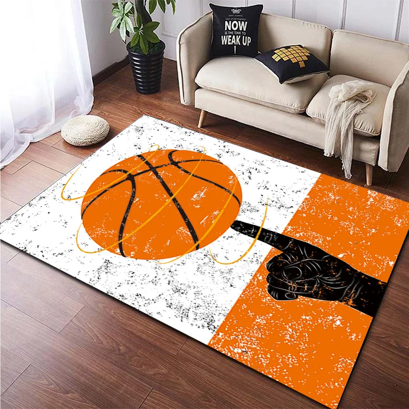 Самый продаваемый модный баскетбольный ковер Декор Диван Стол Коврик Противоскользящая Подушка Для Стула Коврик для Гостиной большие кухонные коврики для пола . ' - ' . 5