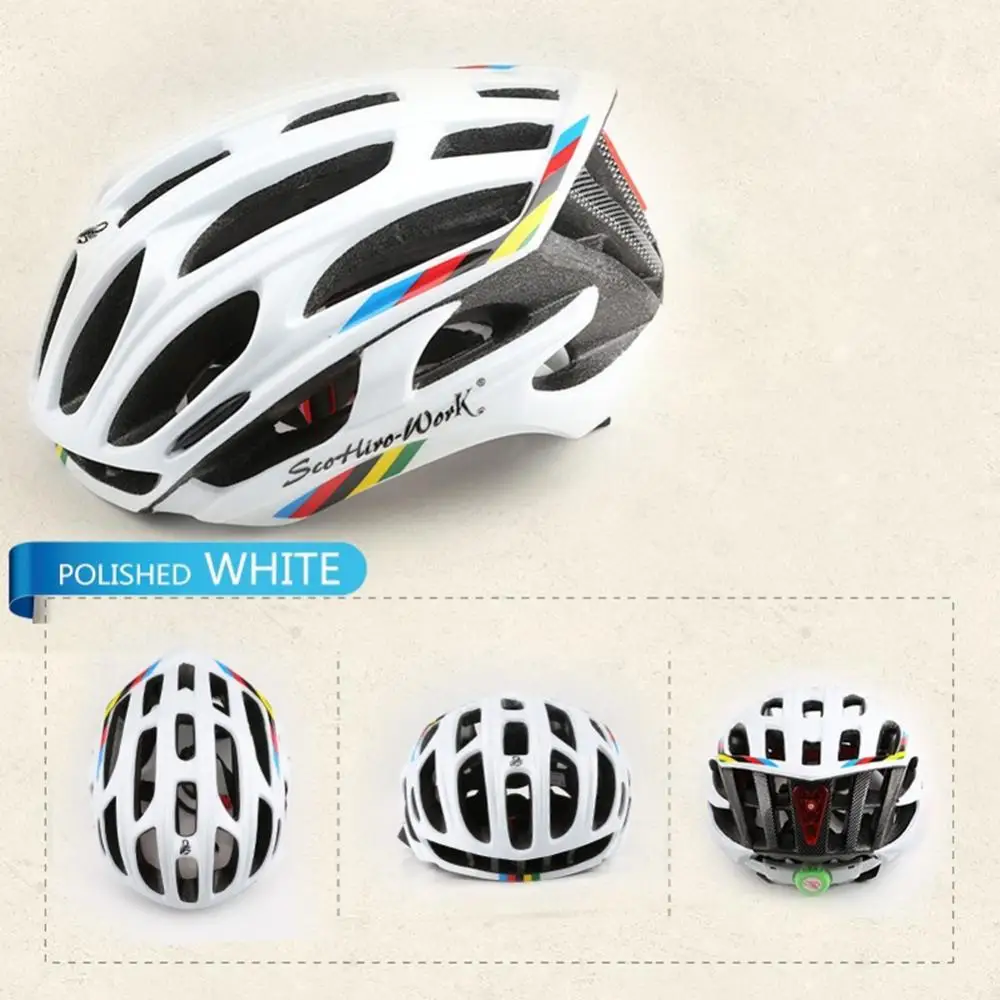 Сверхлегкий Горный велосипед, Велосипедный шлем со светодиодной сигнальной лампой заднего вида . ' - ' . 0