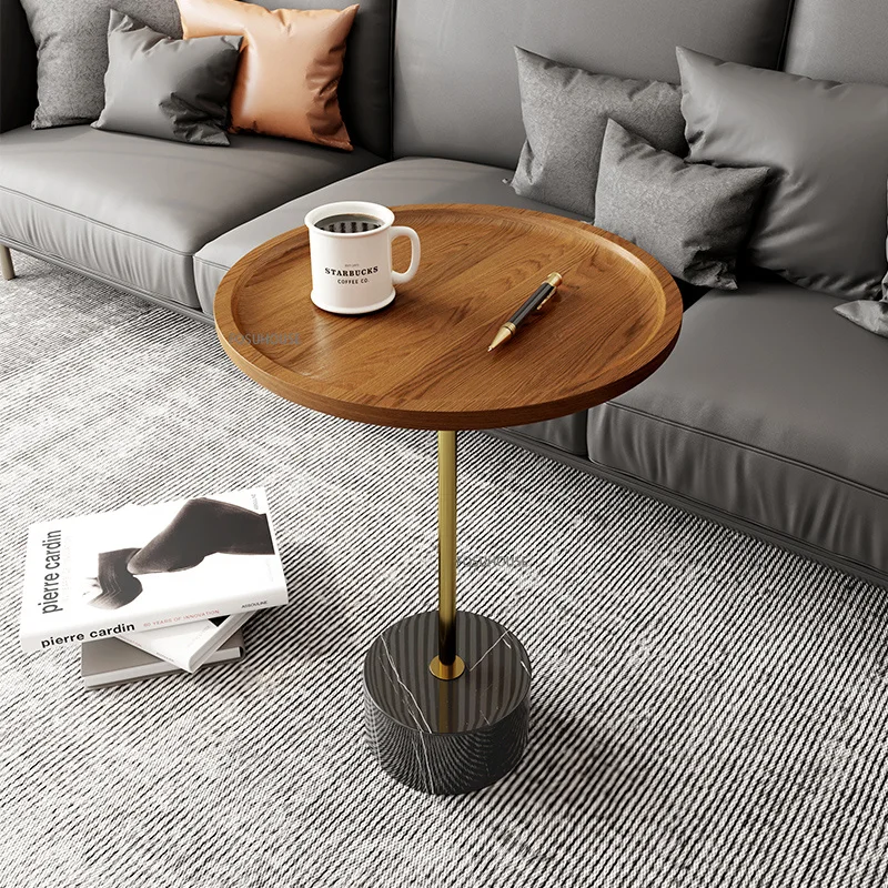 Современная мебель Журнальный столик из массива дерева, гостиная, Домашний свет, Роскошный Креативный Кофейный уголок, Простой Балкон, Стол для отдыха . ' - ' . 3