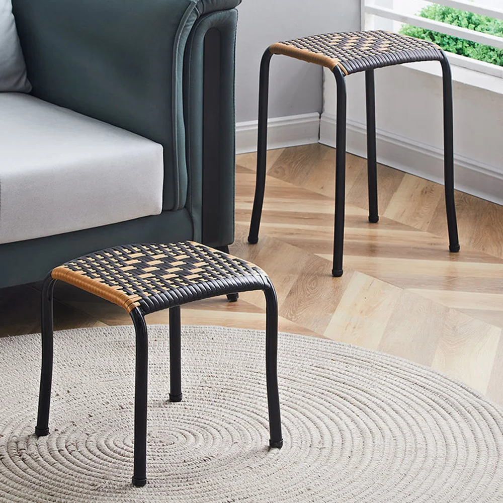 Стулья для столовой, плетеный стул из ротанга, водонепроницаемая износостойкая Простая и современная мебель . ' - ' . 2