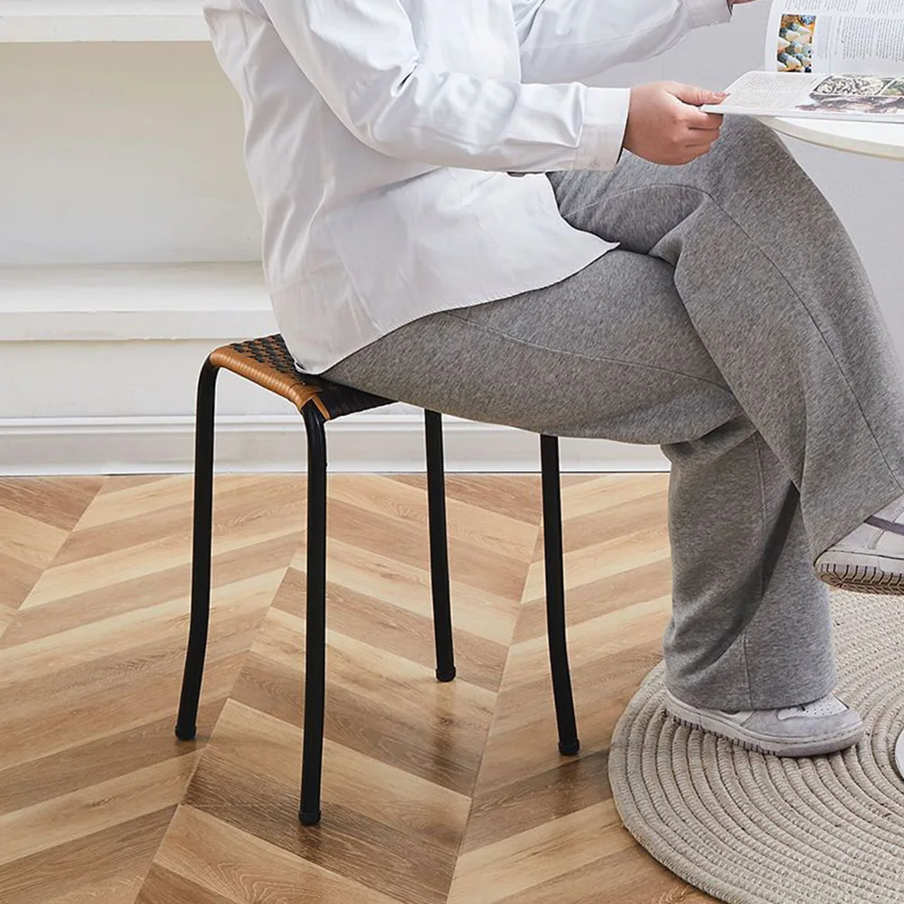 Стулья для столовой, плетеный стул из ротанга, водонепроницаемая износостойкая Простая и современная мебель . ' - ' . 4