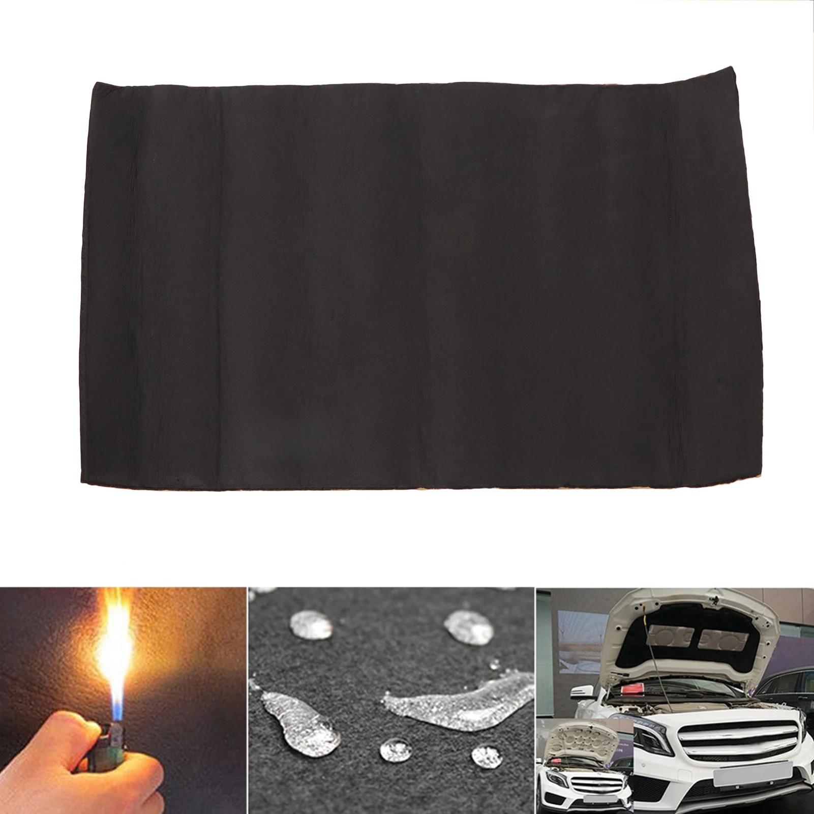 Теплоизоляционная пена Практичная прочная черная автомобильная теплоизоляционная прокладка для внутренних стен и потолков . ' - ' . 1