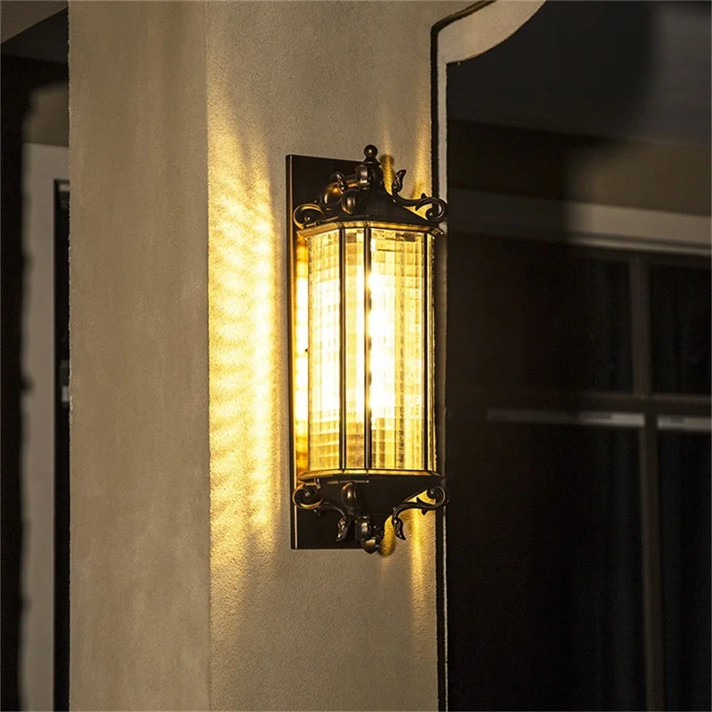 Уличный настенный светильник ANITA LED Классические Ретро Роскошные бра Водонепроницаемый IP65 Декоративный для дома . ' - ' . 2