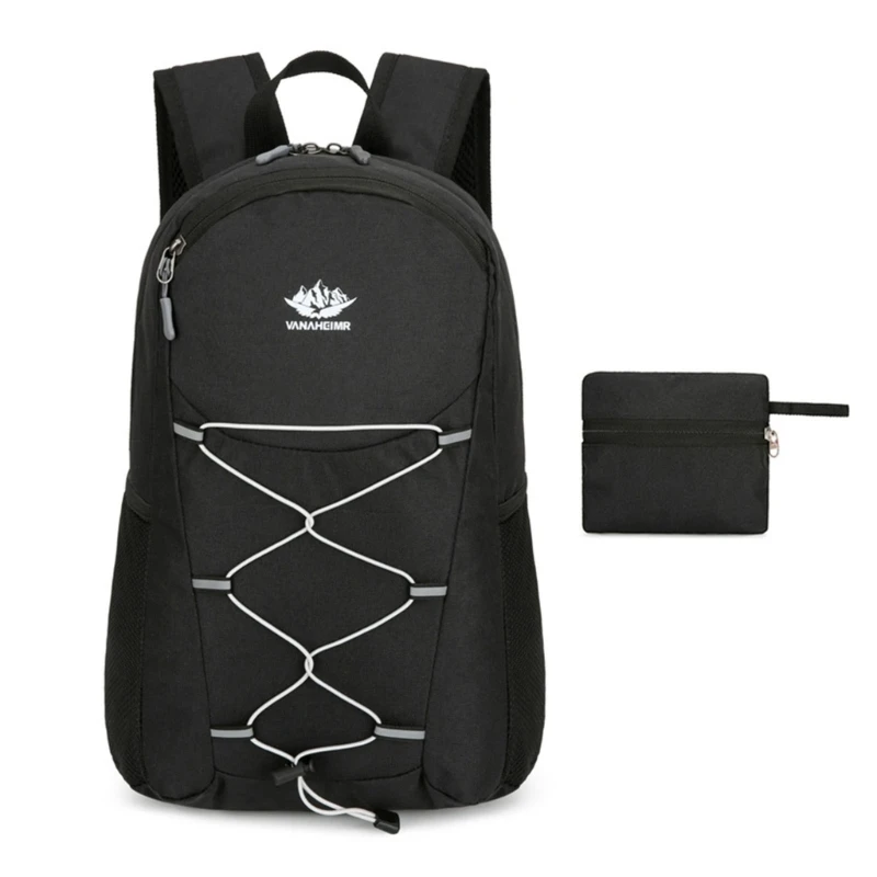 Упаковываемый рюкзак Походный рюкзак Водонепроницаемая сумка для скалолазания верховой езды кемпинга 517D . ' - ' . 1