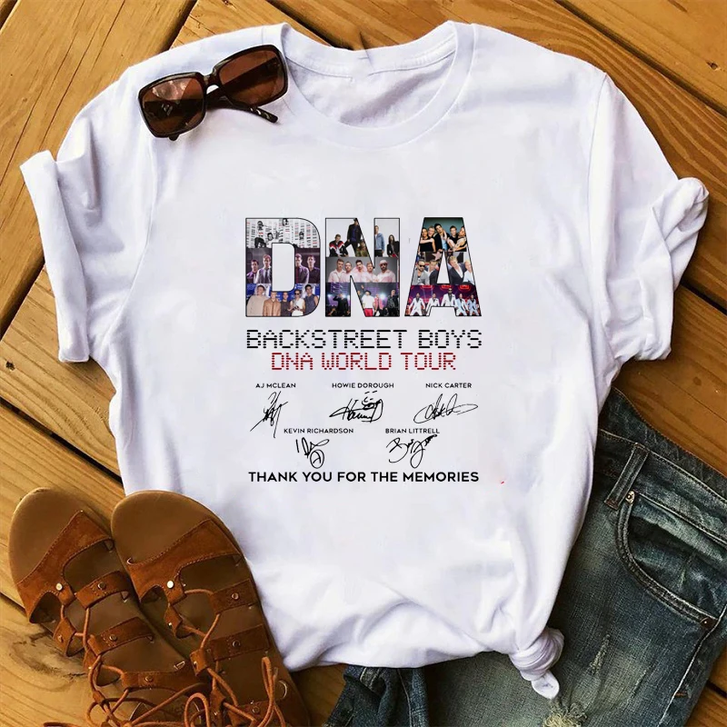 Футболка Backstreet Boys, женские футболки в стиле хип-хоп, модные летние рубашки с коротким рукавом, женская футболка для меломанов . ' - ' . 2