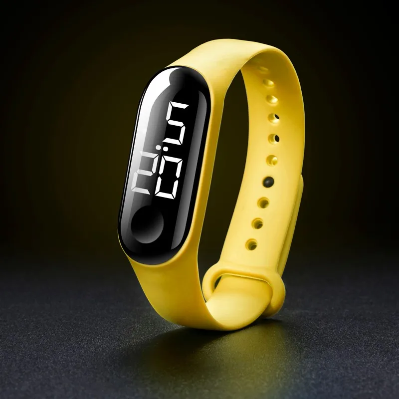 Часы со светодиодным датчиком для электронных видов спорта для мужчин и женщин с ремешком, модные Цифровые наручные часы для любителей спорта, подарочные Цифровые наручные часы . ' - ' . 3