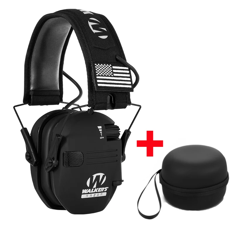 Чехол для наушников для тактической электронной стрельбы, Шумоподавляющие наушники, звукоусиление, защита слуха, Складывающаяся гарнитура с сумкой . ' - ' . 0