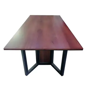 Промышленный Роскошный 6-местный обеденный стол в деревенском стиле из дерева