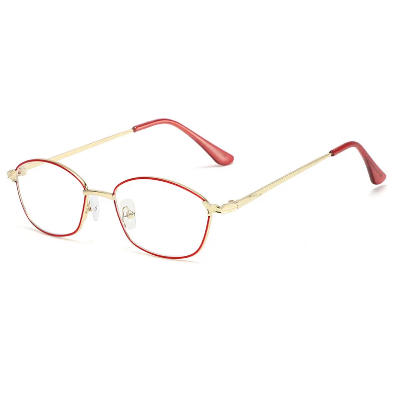 Модные женские очки для чтения в металлической оправе с защитой от синего света, высококачественные женские очки для дальнозоркости . ' - ' . 3